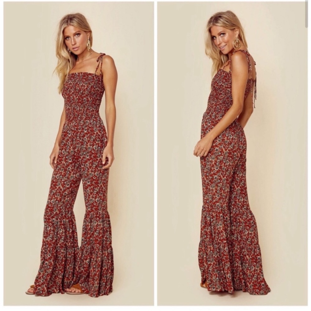 Planet Blue Life Festival Jumpsuit Freepeople
